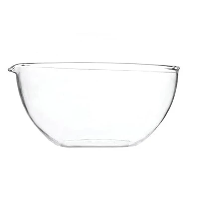 CNWTC Labs Plato evaporador de vidrio con fondo plano Plato evaporador de vidrio 75 ml con pico